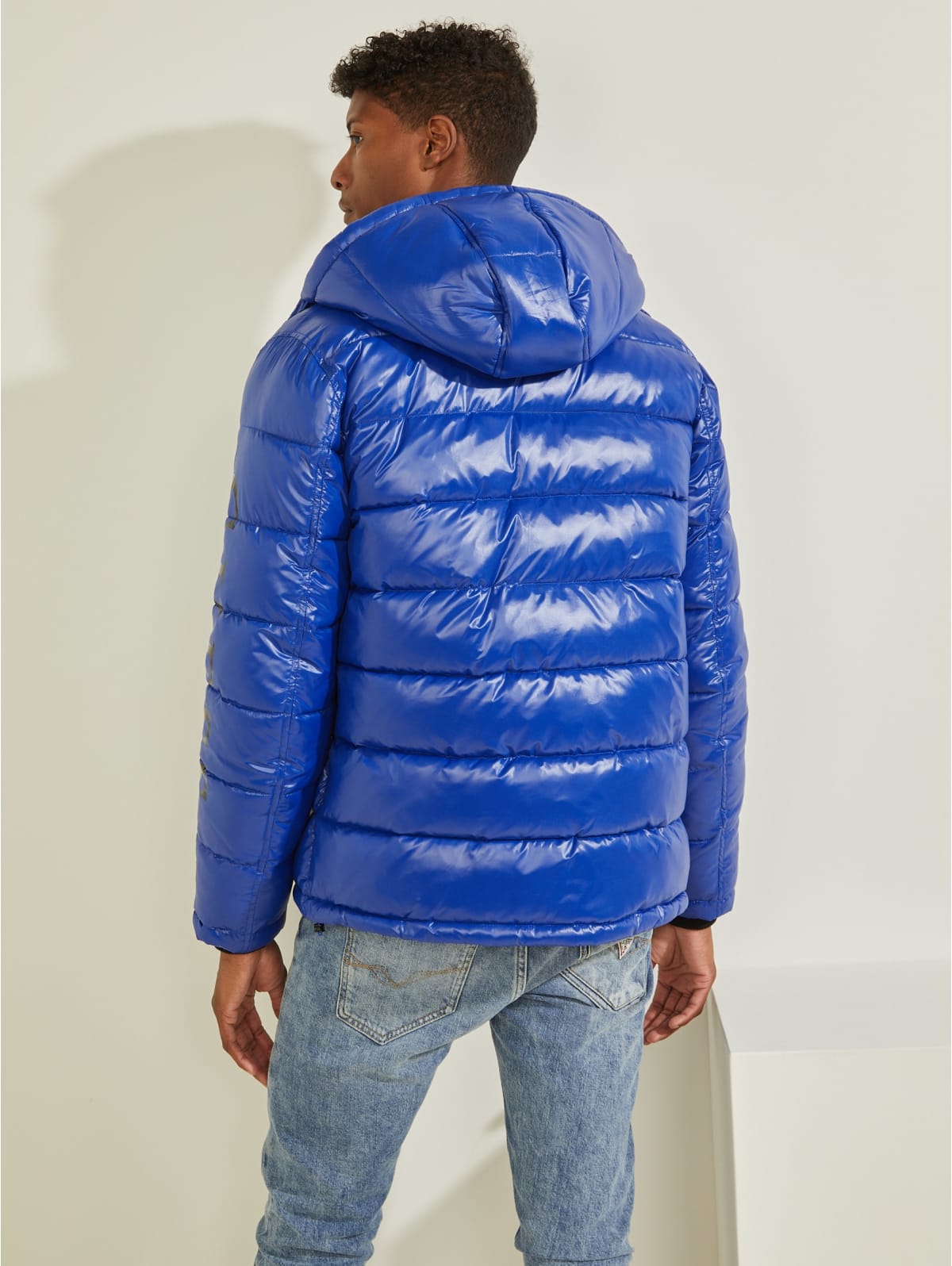Anthony logo puffer jacket clearance