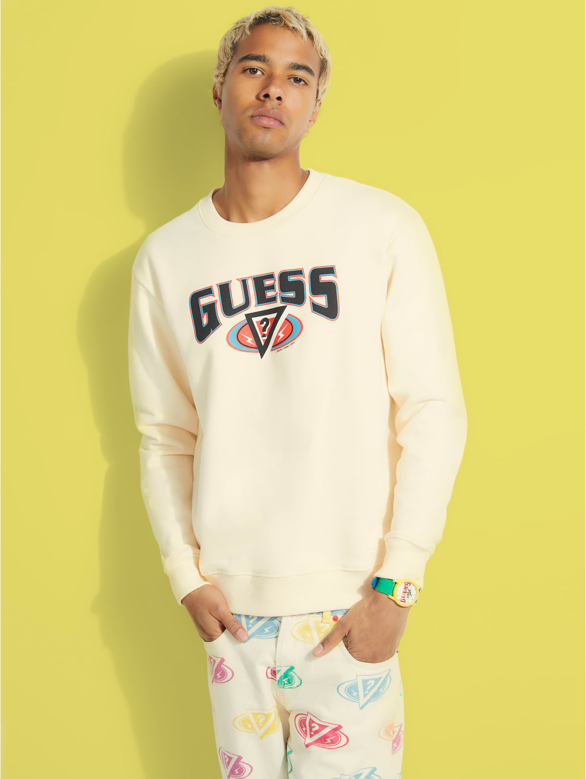 Guess logo jumper Clearance