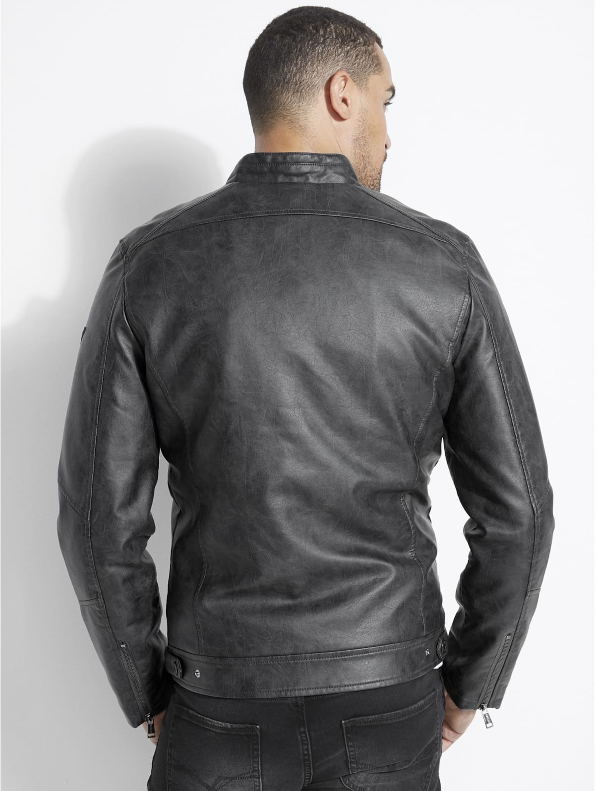 Guess edgy biker jacket clearance
