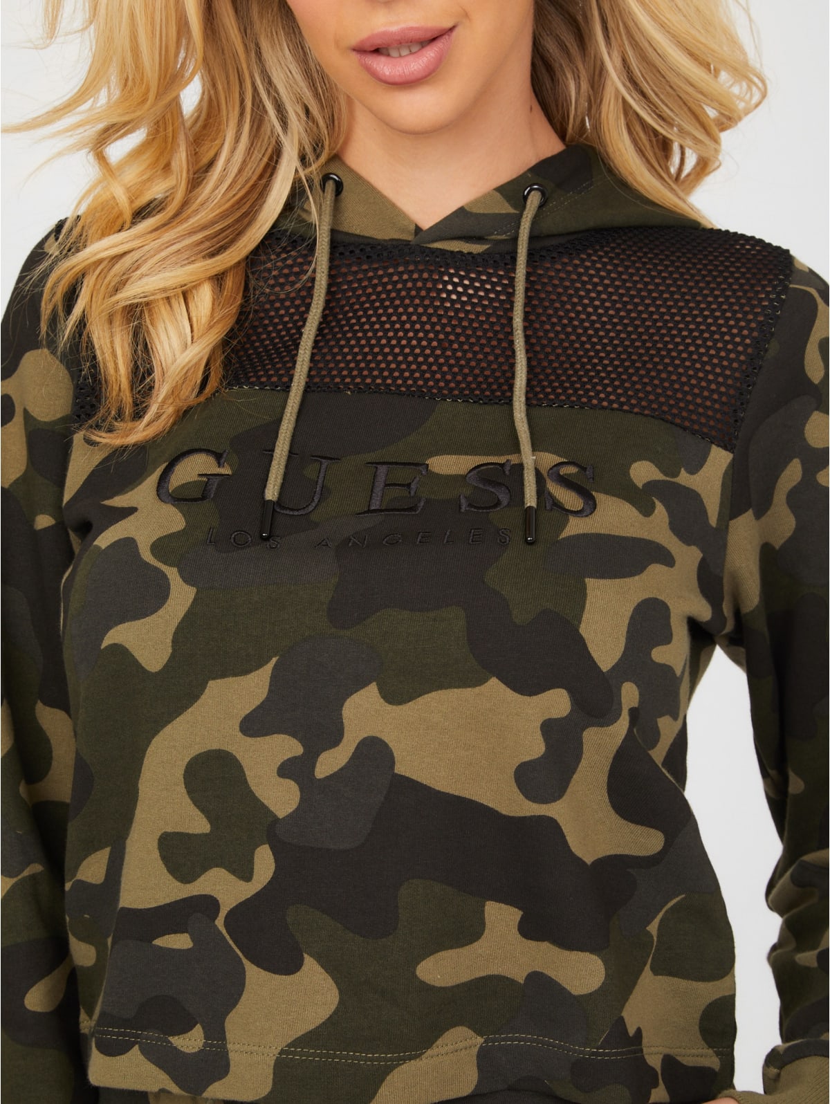 Guess mesh hoodie Clearance
