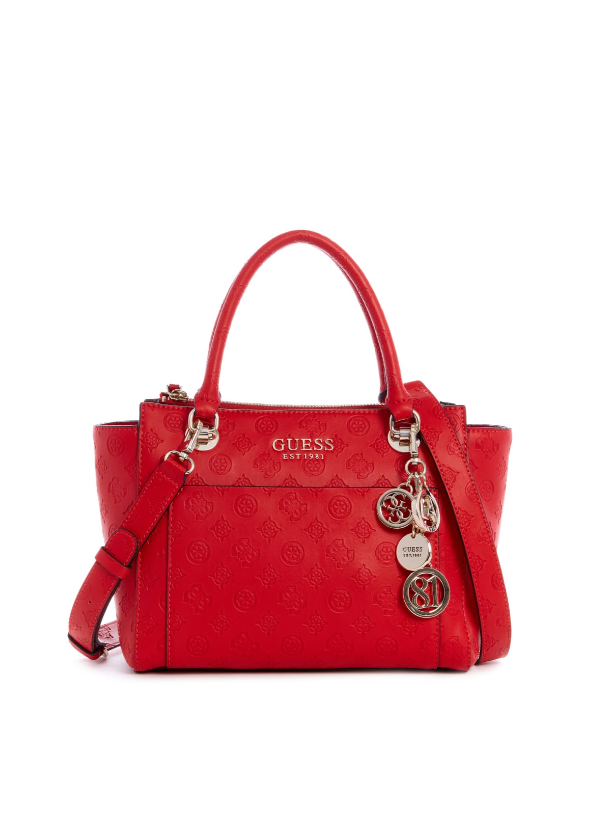 Crossbody Carteras Guess Rojas Bolsa De Mano Guess Roja Guess