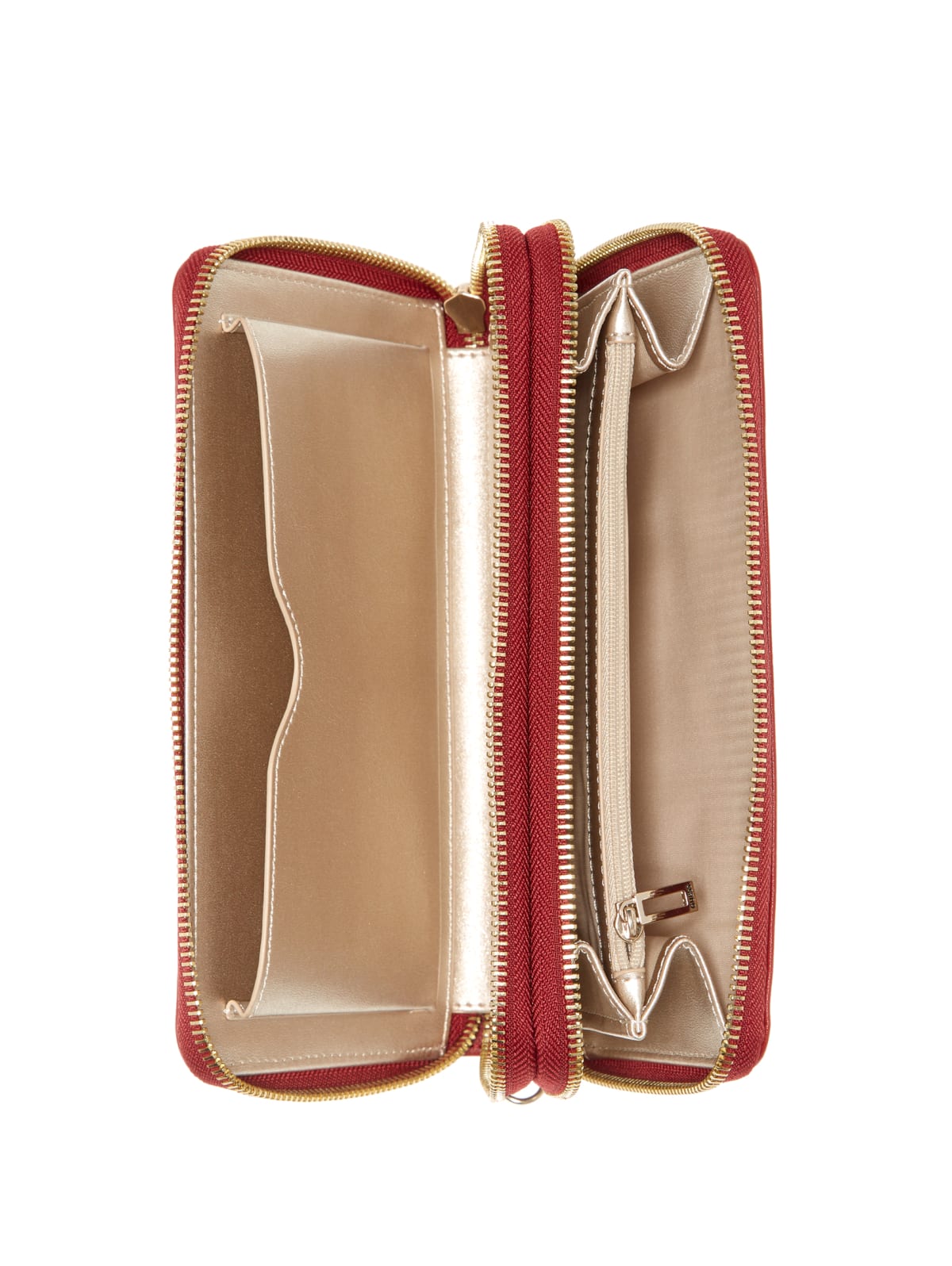 Guess double zip purse clearance