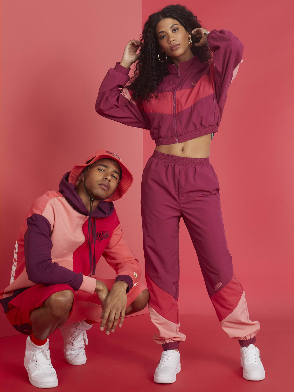 Color block track pants Clearance