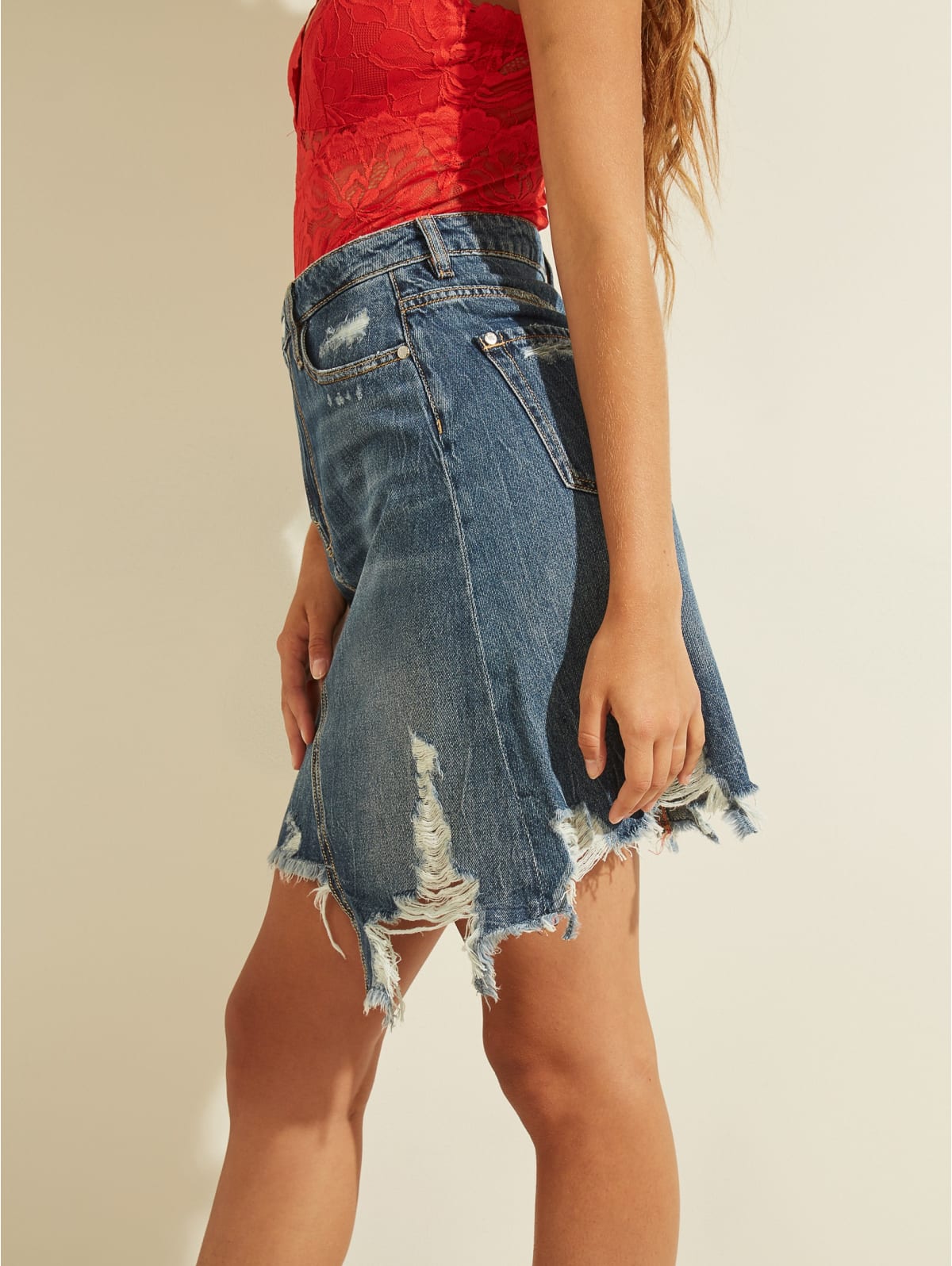 Guess denim mini skirt Sale