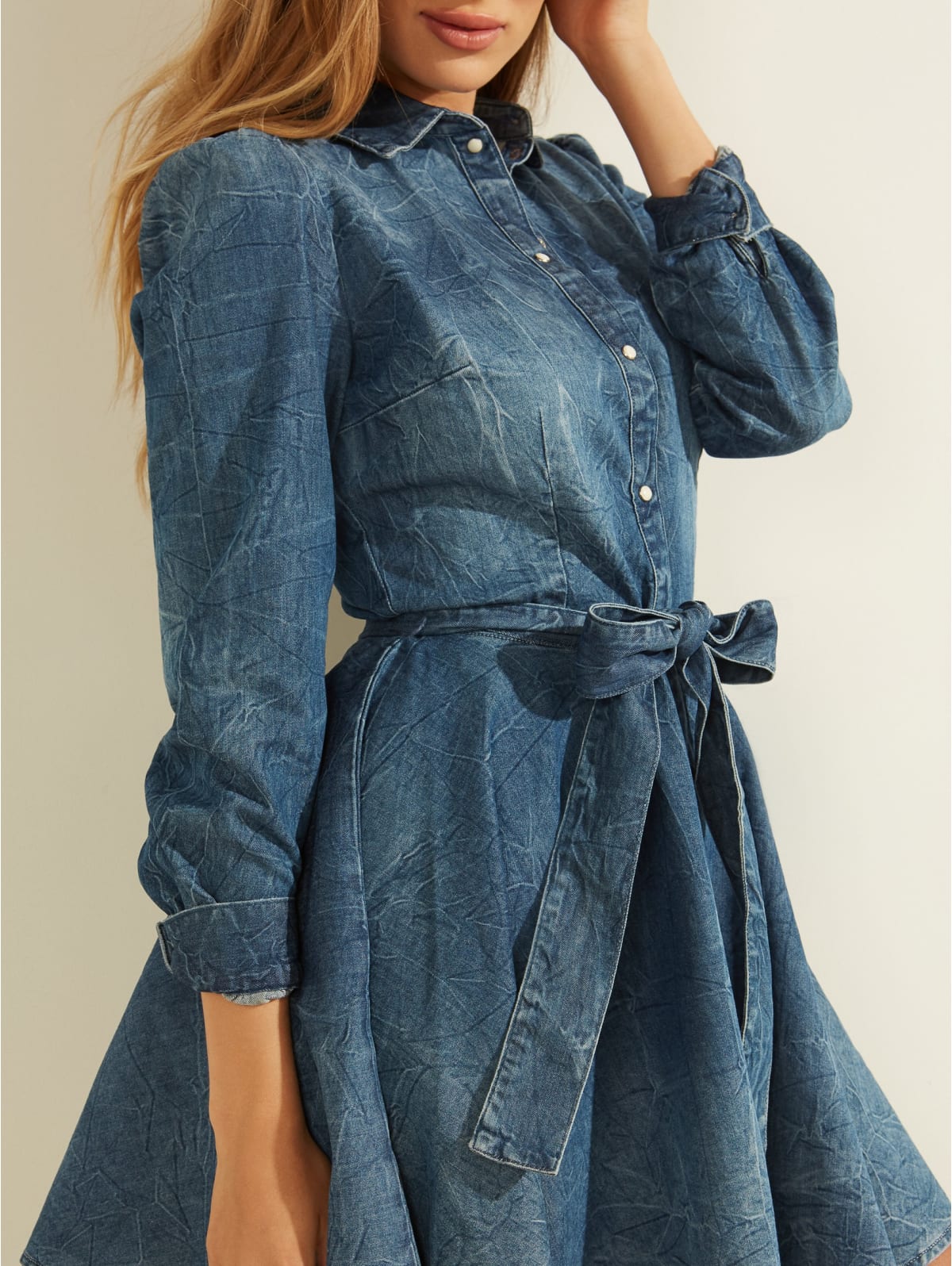 Guess denim shirt dress