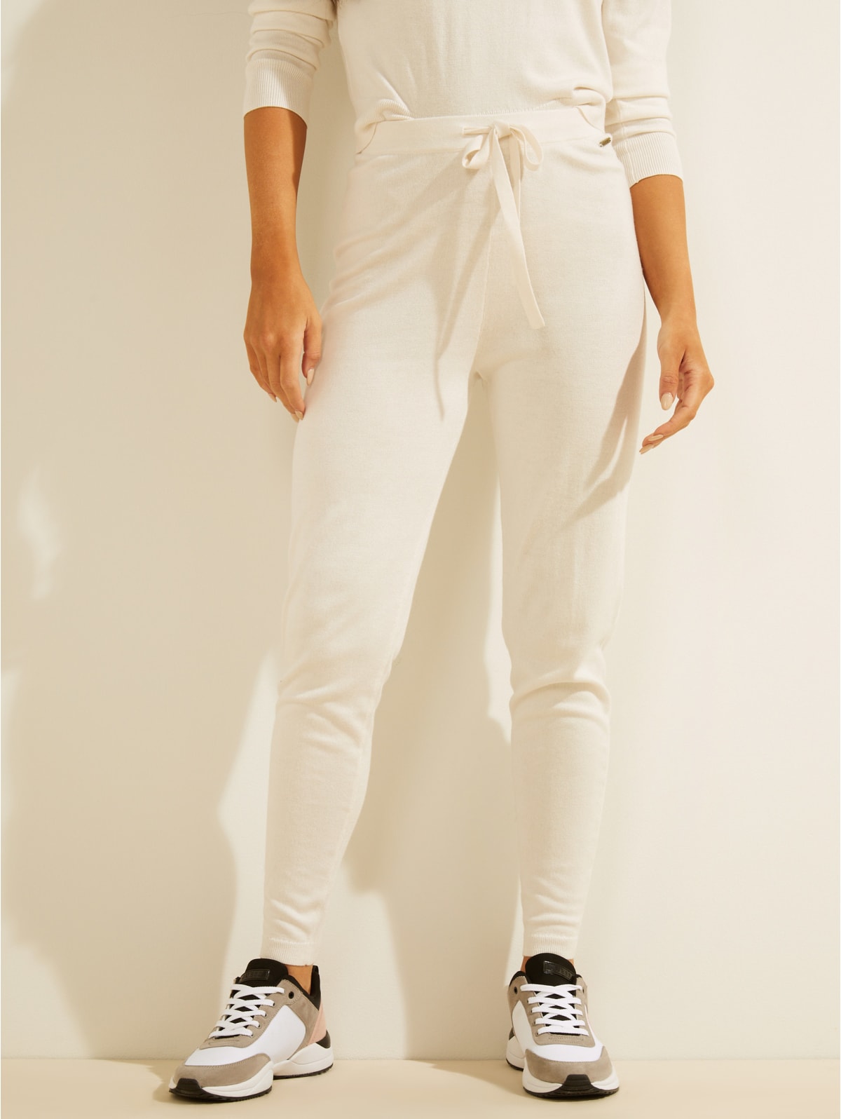 White jersey joggers Clearance