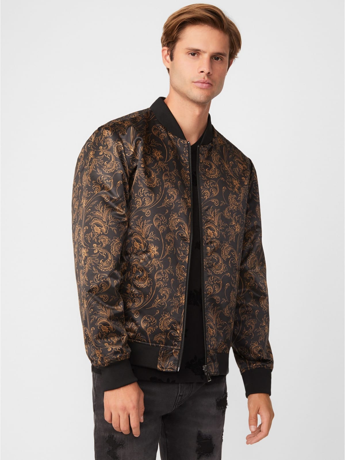 Guess reversible bomber jacket Clearance