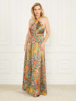 Phoenix Rising Printed Maxi Dress | Marciano