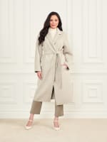 Guess wool coat womens sale