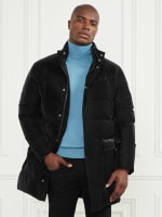 Long Down Hooded Jacket GUESS