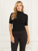 Yuri Mock Neck Top GUESS Canada