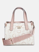 ★TOUT Y EST★ Crosstotrowellback GL233K Kyley Logo Mini Tote | GUESS Factory Ca