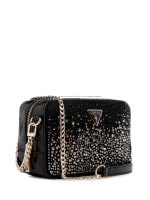 GUESS Women s Lua Mini Crossbody Top Zip Evening One Size