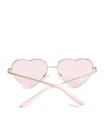 Girl s Pink Heart Sunglasses GUESS Factory