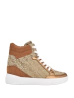 Blairin Rhinestone Logo Wedge Sneakers | GUESS