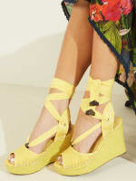 Jaulinna espadrille wedge heel top