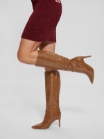 Richee Snakeskin Boots GUESS