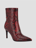 Guess red boots cheap