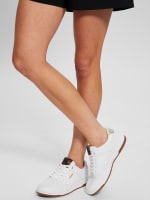 Guess leather sneakers sales