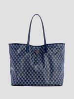 GUESS G Wave Large Tote Set Blue One Size