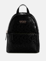 Millom Shiny Coated Logo Backpack | GUESS Factory