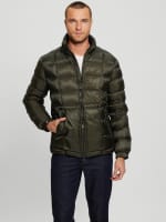 Down Hooded Puffer Jacket GUESS