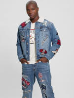 Guess sherpa sale denim jacket
