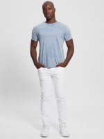 Guess david best sale yarn dye tee