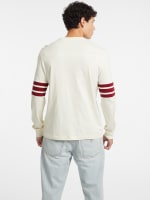 Number 81 Striped Long Sleeve Tee GUESS Canada