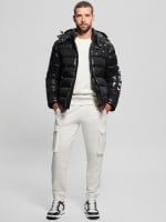 Guess men's hooded puffer coat 2025