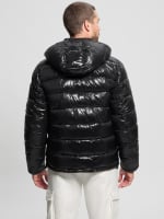 Guess puffer jacket on sale black