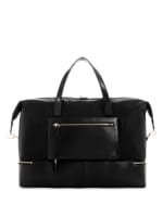 Guess duffle bag black on sale