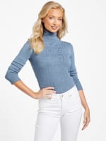 Dendy Logo Turtleneck Sweater | GUESS Factory Ca
