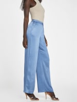 Gia Satin Wide-Leg Pants | GUESS Factory