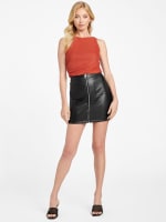 Sheila Faux-Leather Mini Skirt | GUESS Factory