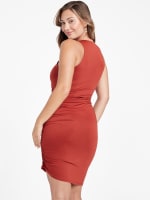 Factory Wrenley Ruched Dress Red S