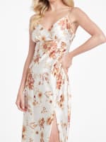 Zhuri Printed Midi Dress | GUESS Factory