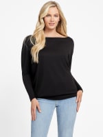 憧れの Ceci Factory GUESS | Top Off-the-Shoulder Dolman トップス
