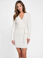 Aria Cable-Knit Dress | GUESS Factory