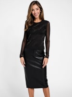 Winny Rhinestone Logo Top | GUESS Factory Ca