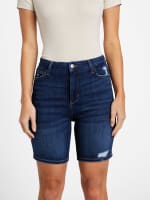 Natalia Destroyed Midi Shorts