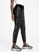 超格安価格 Eco Janess Logo-Tape Velour Joggers | GUESS Factory パンツ