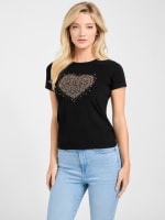 Eco Bibi Heart Tee | GUESS Factory