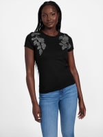 特価商品  Julianne Floral Rhinestone Tee | GUESS Factory トップス
