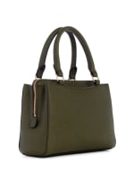 Zadora Faux-Leather Satchel | GUESS Factory