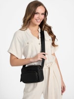 Zinnia Top-Zip Crossbody | GUESS Factory