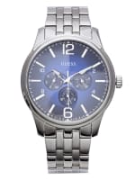 Silver Tone Multifunction Watch GUESS Factory Ca