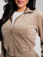 Eco Couture Full-Zip Sweatshirt | GUESS Canada
