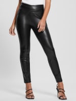 Guess butter faux leather pants outlet