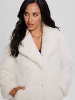 Nives Faux Fur Coat GUESS